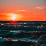 photo coucher de soleil sur mer
